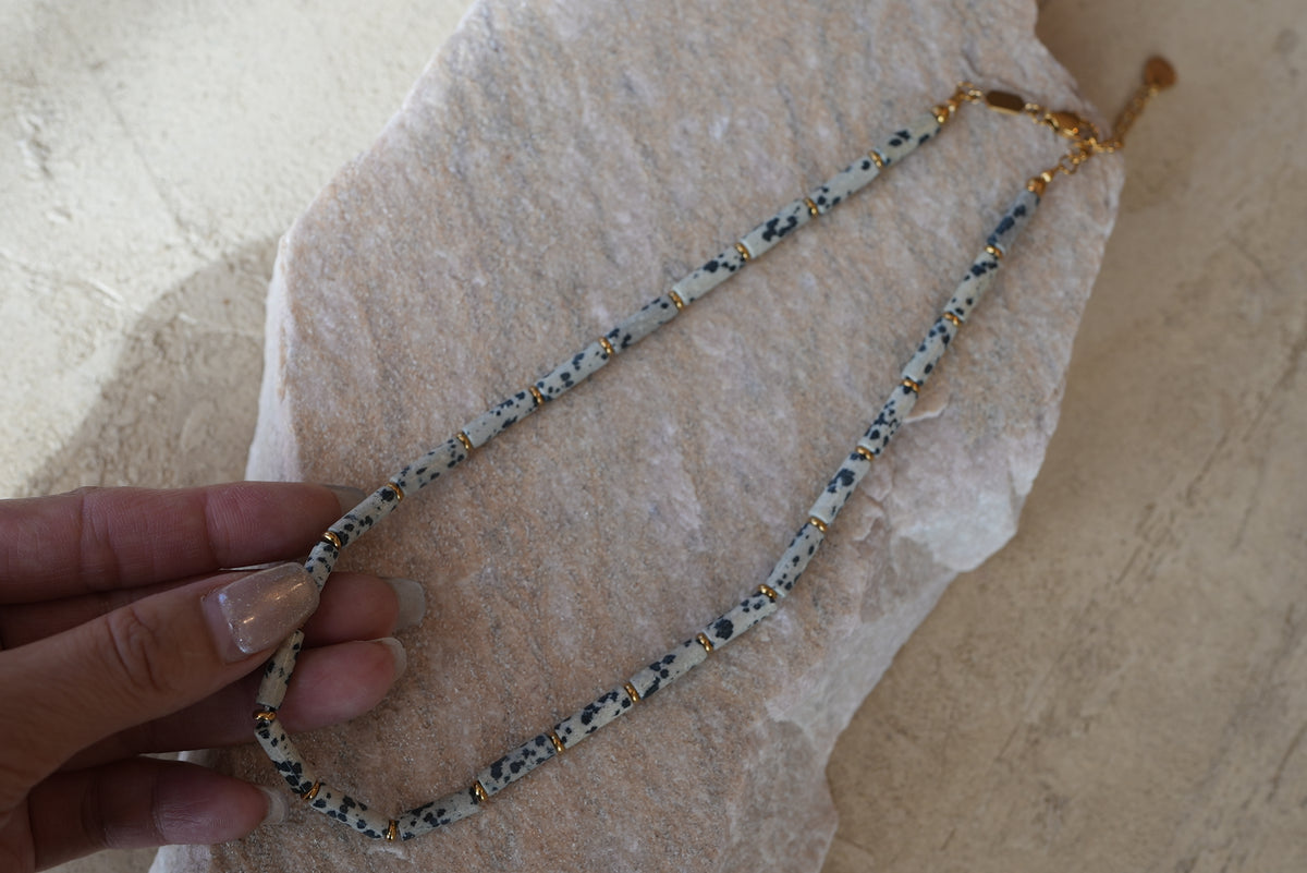 Dalmatian stone Necklace