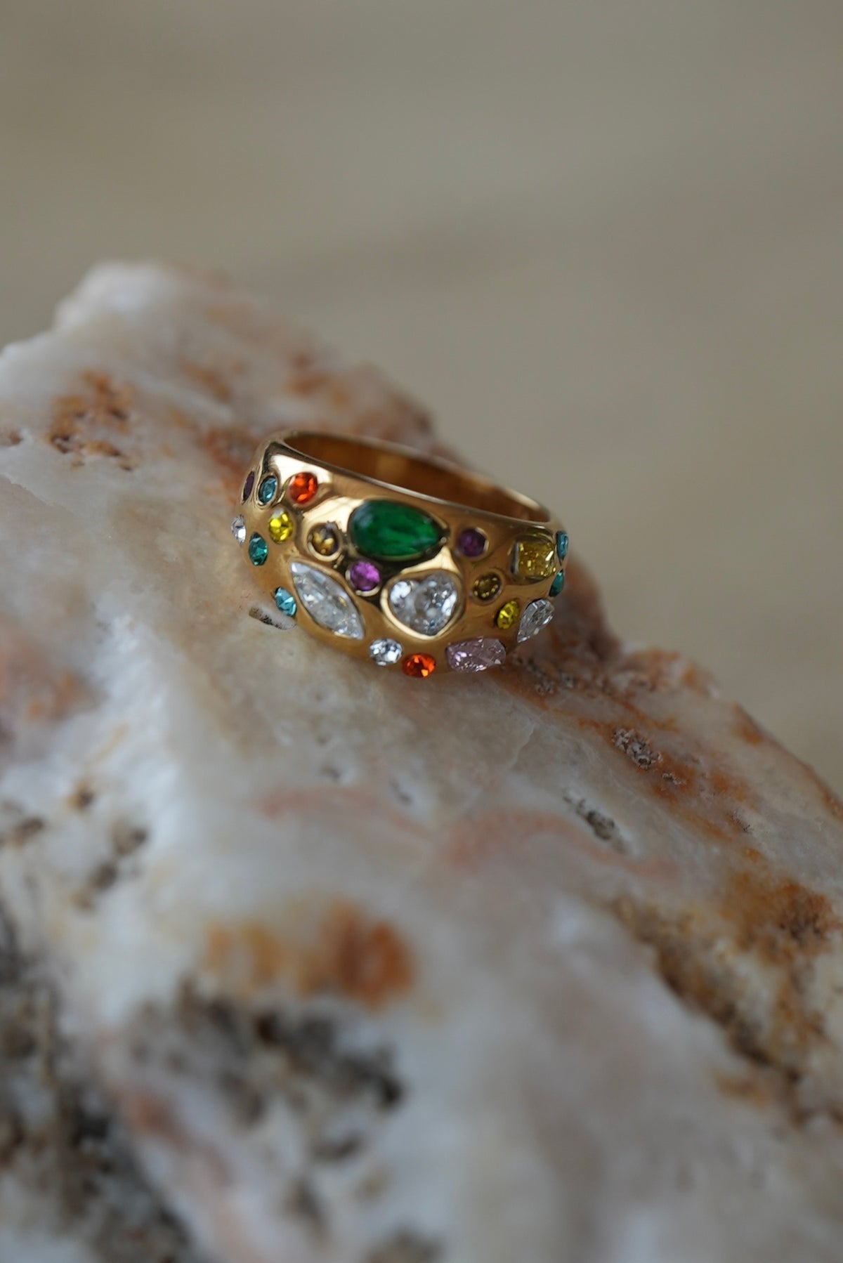 Multi Color Bijou RING