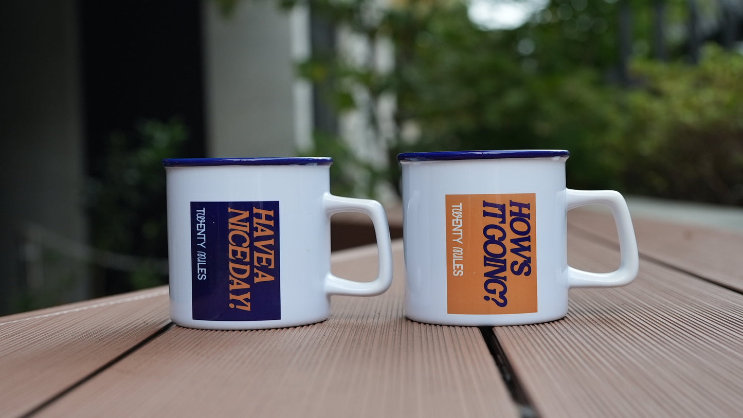 Round Lip Mug Orange