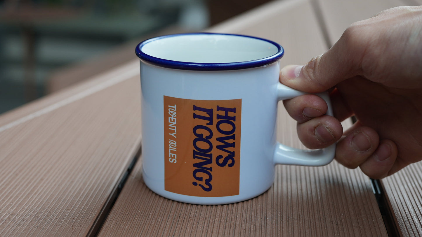 Round Lip Mug Orange