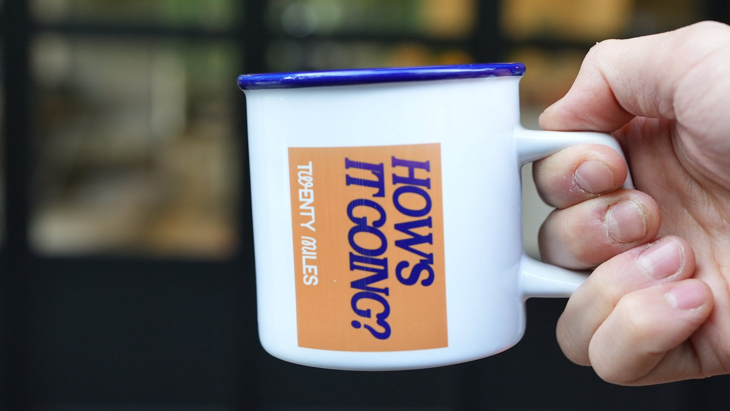 Round Lip Mug Orange