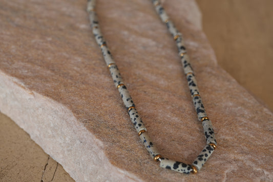 Dalmatian stone Necklace