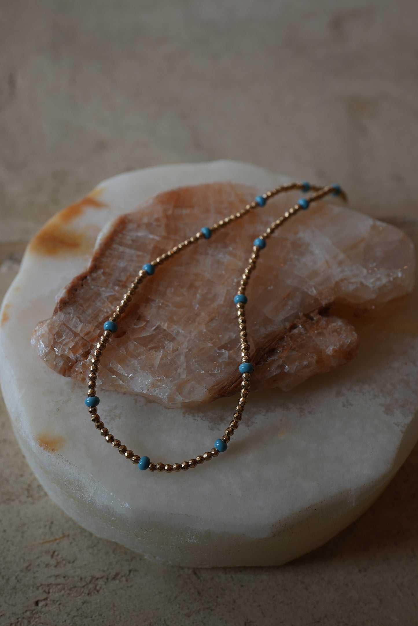 Turquoise Beads Necklace
