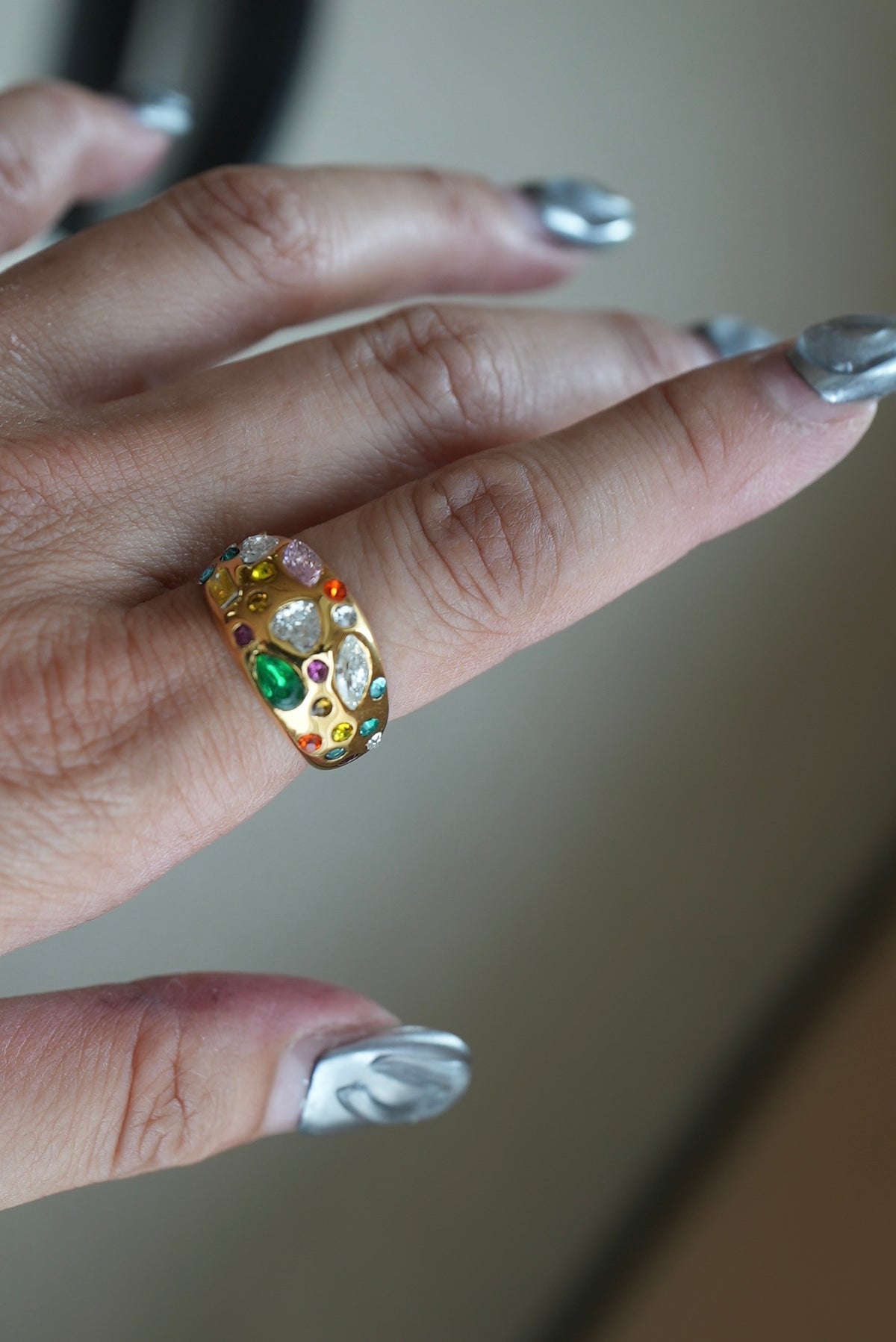 Multi Color Bijou RING