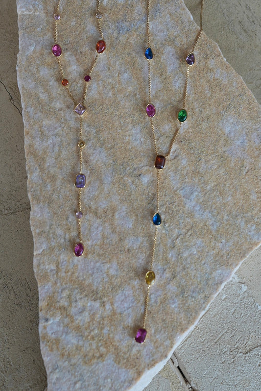Multi Color Bijou Necklace