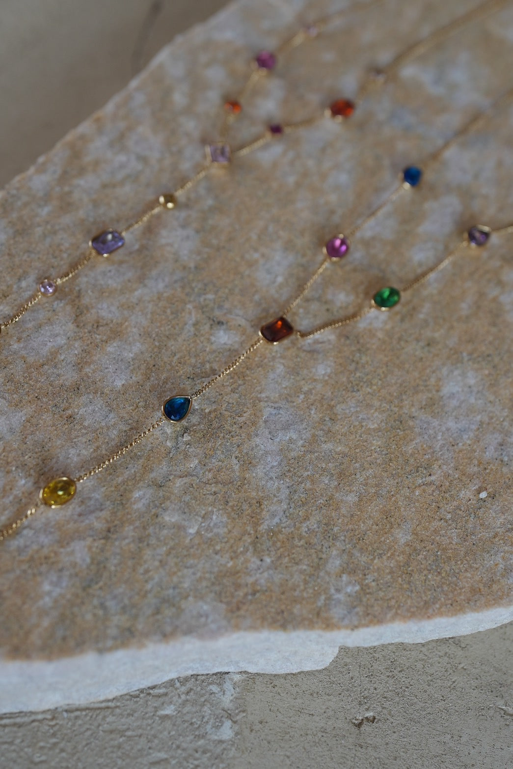 Multi Color Bijou Necklace