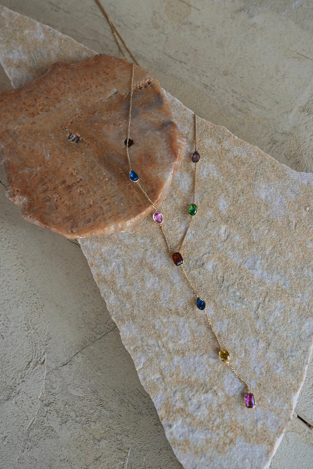 Multi Color Bijou Necklace